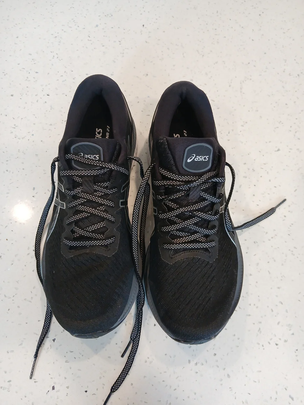 Asics Gel-Kayano 31 Mens Size 14 Black White Athletic Running Shoes Sneakers